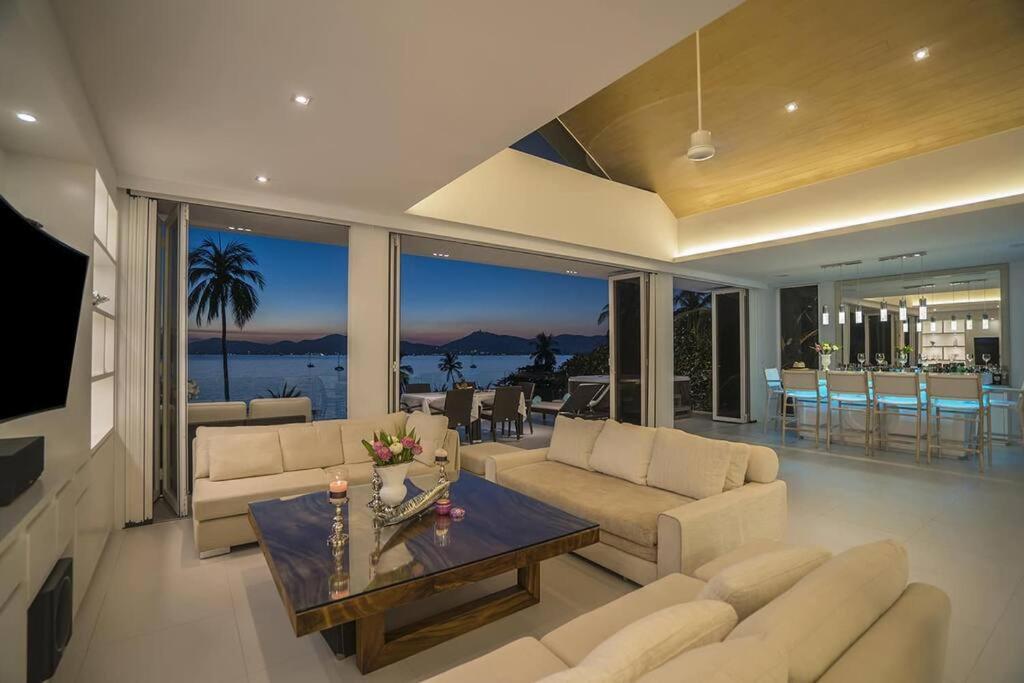 Villa Nirvana - Beachfront Tropical Chic 4Br Haven In Cape Panwa, Phuket Ban Makham Extérieur photo